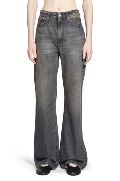 6397 Woman Grey Jeans In Gray