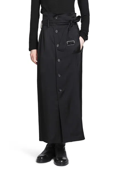 Yohji Yamamoto Woman Black Skirts
