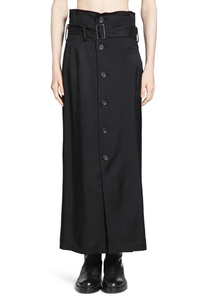 Yohji Yamamoto Woman Black Skirts