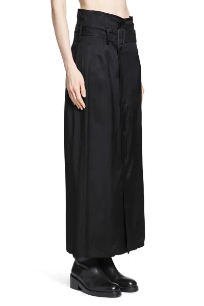 Yohji Yamamoto Woman Black Skirts