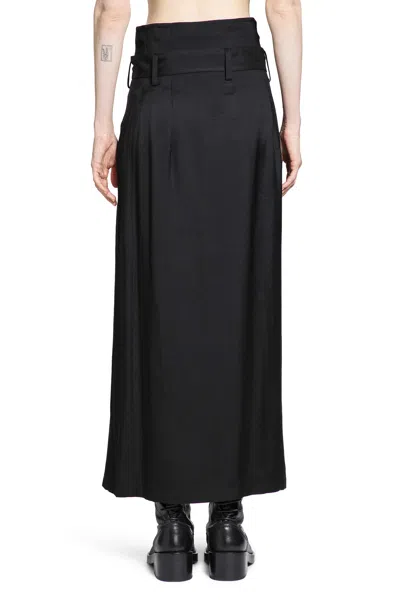 Yohji Yamamoto Woman Black Skirts