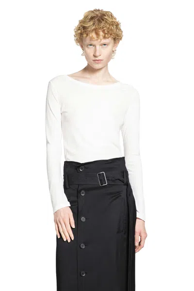 Yohji Yamamoto Woman Black T-shirts & Tank Tops