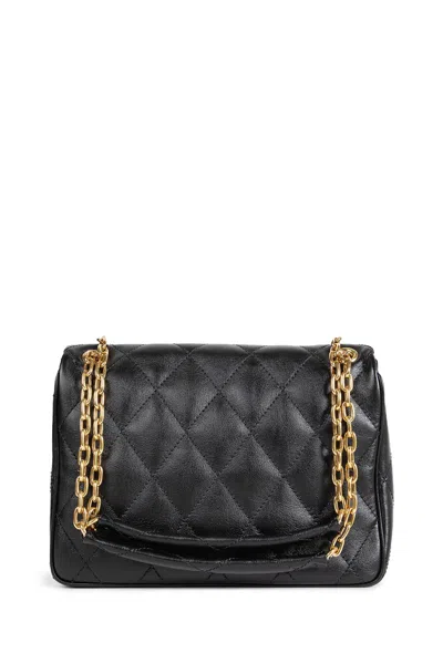 Burberry Woman Black Shoulder Bags In Black