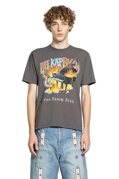 Kapital Graphic-print T-shirt In Blue