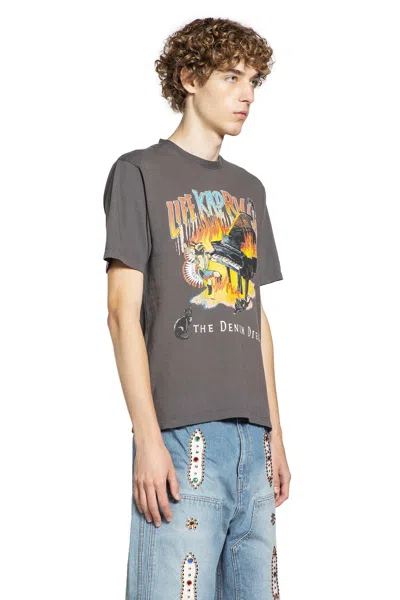 Kapital Graphic-print T-shirt In Blue