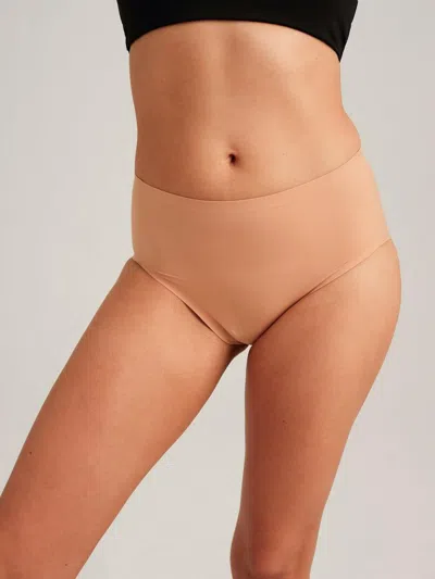 Saalt Leakproof Seamless High Waist - Xl-smooth Terracotta In Brown