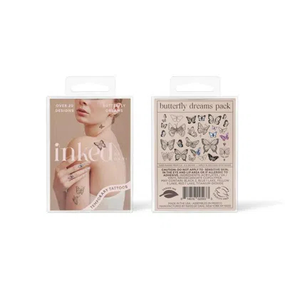 Inked By Dani Butterfly Dreams Temporary Tattoo Pack In Multi