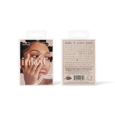 Inked By Dani Make It Yours Temporary Tattoo Pack In Multi