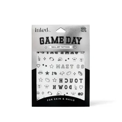 Inked By Dani Game Day Victory Nail Art In Black
