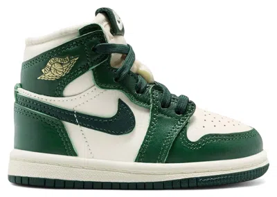 Pre-owned Jordan 1 Retro High Og Sneakers In Pale Ivory/pro Green/fir