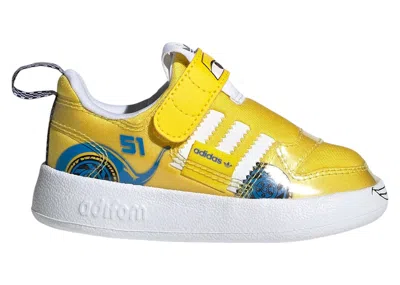 Pre-owned Adidas Originals Adifom Forum 360 Disney Pixar Cars Cruz Ramirez Sneakers In Yellow/blue/white In Multi