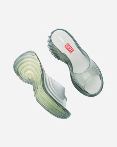 Diesel Transparent Melissa Edition Quantum Platform Heeled Sandals In Multi