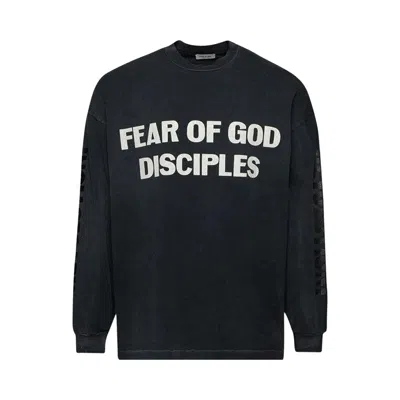 Pre-owned Fear Of God Relaxed Long-sleeve Disciple Tee 'flint' | Tan | Men's Size M In Brown
