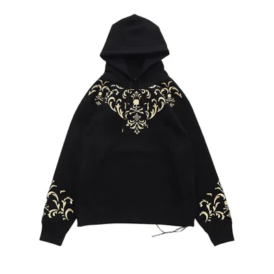 Pre-owned Mastermind Japan Mastermind World Ornament Hoodie 'black/gold' | Men's Size L