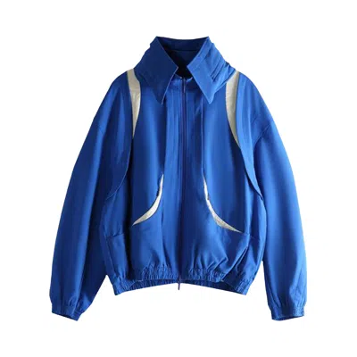 Pre-owned Ader Error Zipper Hoodies Jacket 'blue' | Men's Size Xl