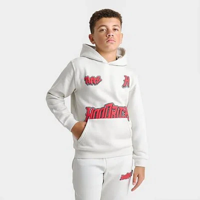 Hoodrich Big Kids Blast Pullover Hoodie In White