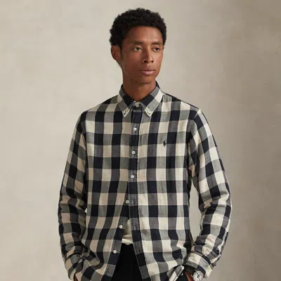 Ralph Lauren Classic Fit Plaid Double-faced Shirt In Multi