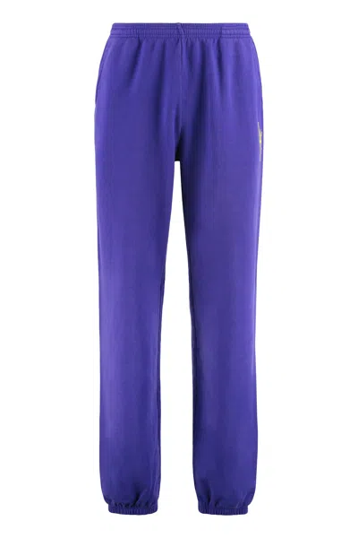 Local Authority La Slash Elasticated Track Pants In Purple