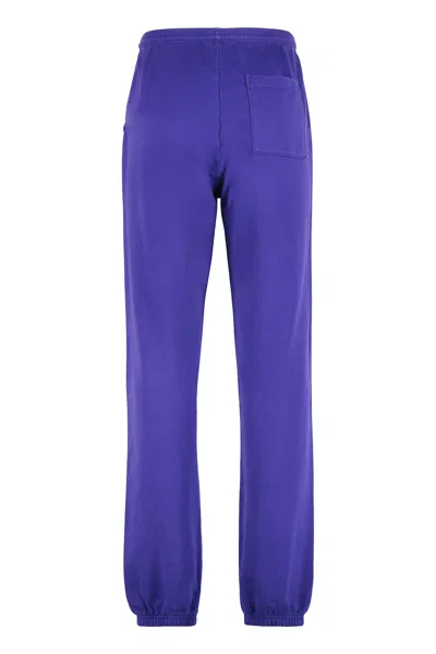 Local Authority La Slash Elasticated Track Pants In Purple
