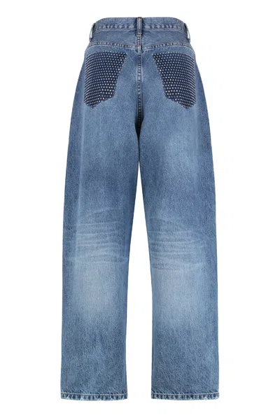 Lois Jeans Barrel Fit Globe In Blue