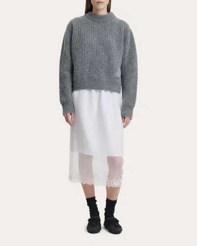 Cecilie Bahnsen Bega Pullover In Gray