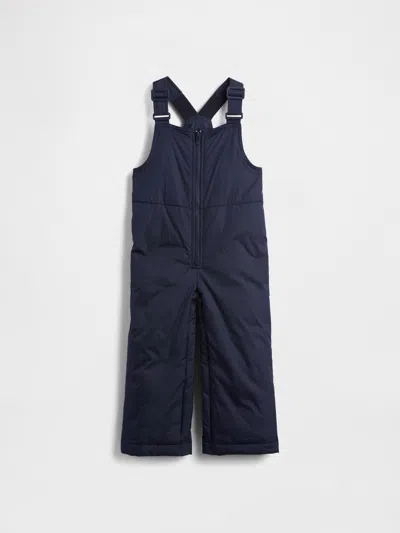 Gap Baby & Toddler Recycled Snow Bib Overalls In Blue