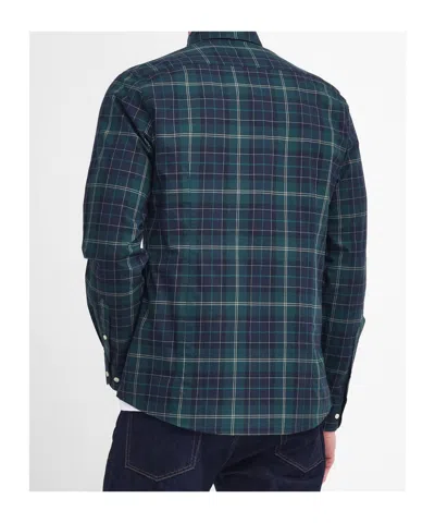 Barbour Wetheram Tailored Long-sleeved Shirt In Green