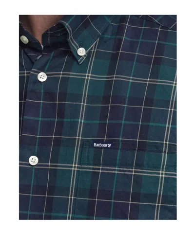 Barbour Wetheram Tailored Long-sleeved Shirt In Green