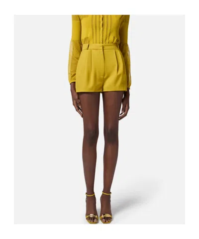 Elisabetta Franchi Shorts In Yellow