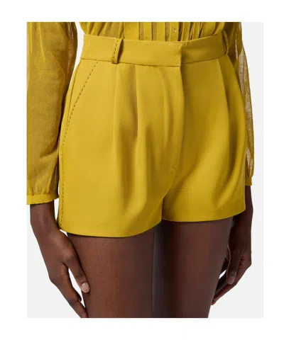 Elisabetta Franchi Shorts In Yellow