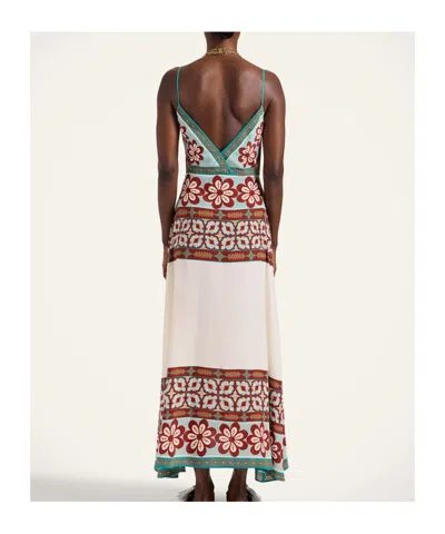 La Doublej Turn Around Wrap-effect Printed Silk-voile Midi Dress In Multi