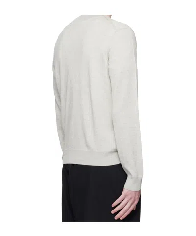 Maison Kitsuné Gray Bold Fox Head Patch Regular Sweater In Neutral