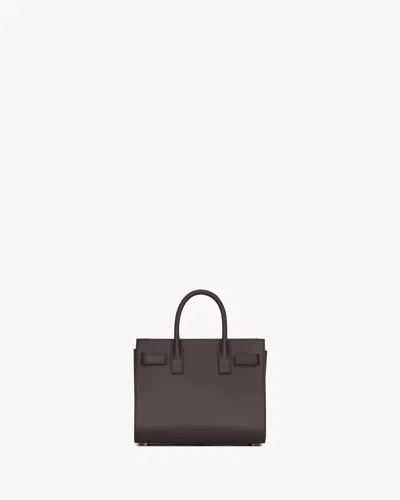 Saint Laurent Sac De Jour In Smooth Leather  Nano In Black