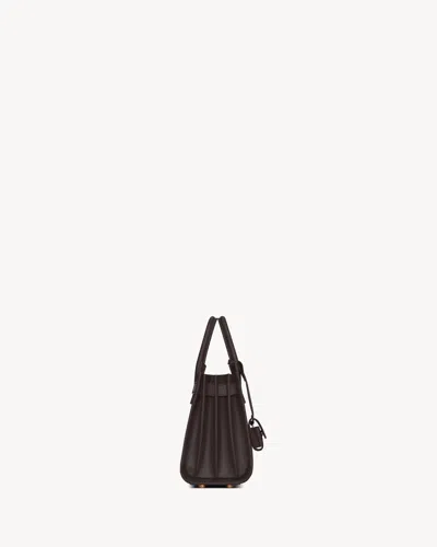 Saint Laurent Sac De Jour In Smooth Leather  Nano In Black