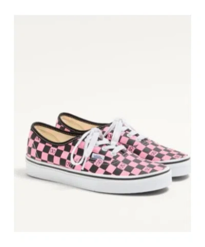 Valentino Garavani And Vans Low-top Trainer In Fabric With Vlogo Checkerboard Print In Multi
