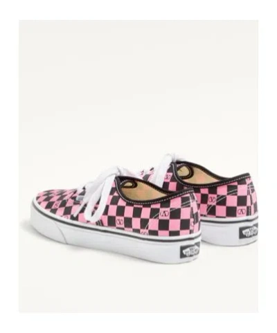 Valentino Garavani And Vans Low-top Trainer In Fabric With Vlogo Checkerboard Print In Multi