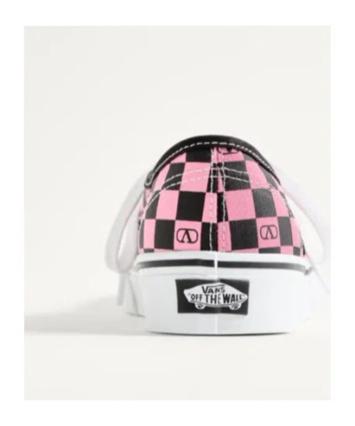 Valentino Garavani And Vans Low-top Trainer In Fabric With Vlogo Checkerboard Print In Multi