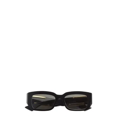 Bottega Veneta Eyewear Dash Rectangular Sunglasses In Black