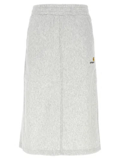 Carhartt American Script Skirts Gray In Gray