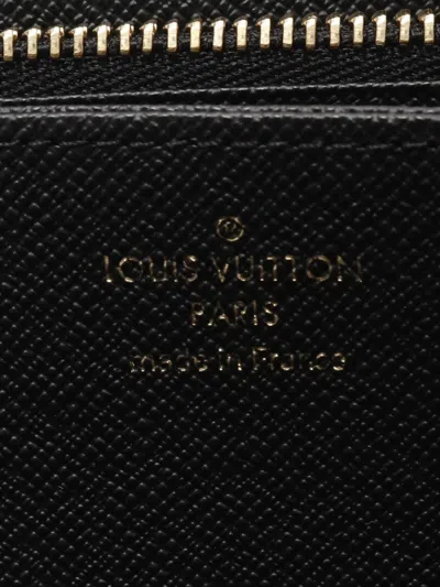 Pre-owned Louis Vuitton 2021-2025 Monogram Giant Reverse Zippy Wallet Long Wallets In Brown