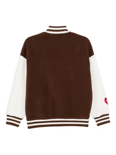 Chocoolate Logo-embroidered Jacket In Brown