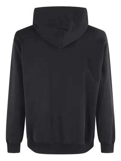 A Paper Kid Logo-embroidered Hoodie In Black