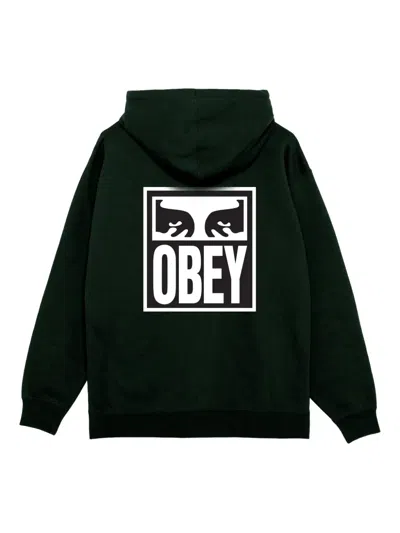 Obey Eyes Icon Hood Fleece In Black