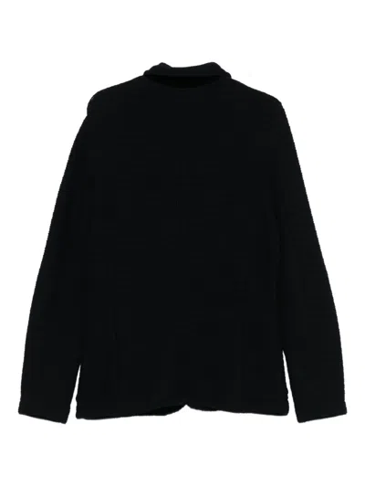 Giorgio Armani Button-up Shirt Jacket In Black