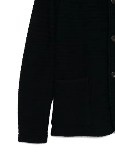 Giorgio Armani Button-up Shirt Jacket In Black