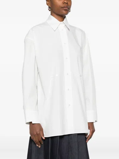 Manuel Ritz Cotton Shirt In White