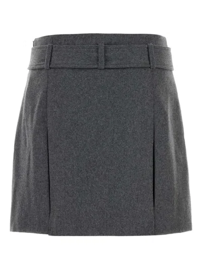 Apc Cecile Pleated Skirt In Black
