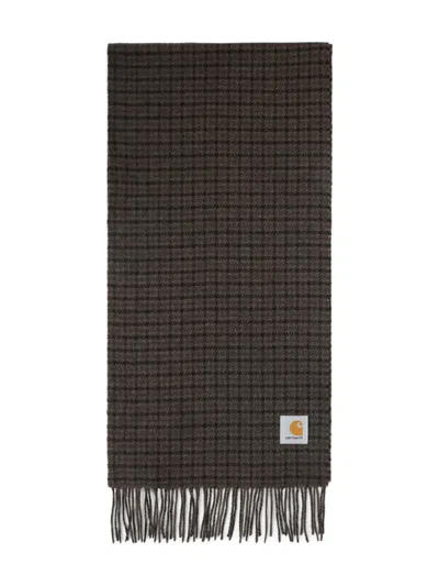 Carhartt Wip Lowis Vitola Heather Scarf In Brown