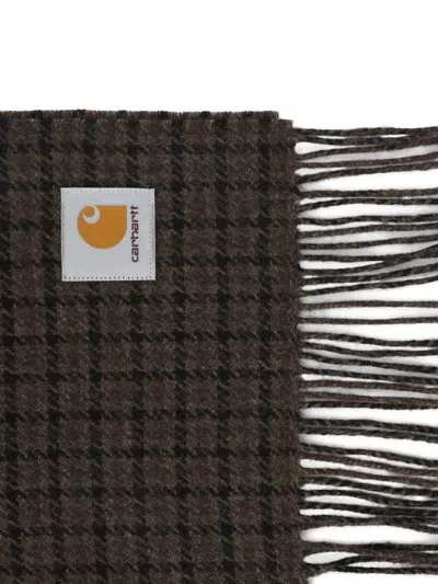 Carhartt Wip Lowis Vitola Heather Scarf In Brown
