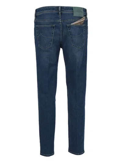 Jacob Cohen Five Pocket Denim In Blue